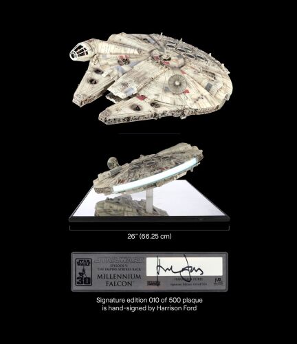 384. Master Replicas Light-Up Studio-Scale Harrison Ford Signature Edition Millennium Falcon Replica ### STAR WARS: THE EMPIRE STRIKES BACK (1980)