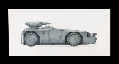 451. John Mullaney Collection: Hand-Illustrated and Painted "APC" Artwork by John R. Mullaney, 2019 ### ALIENS (1986)