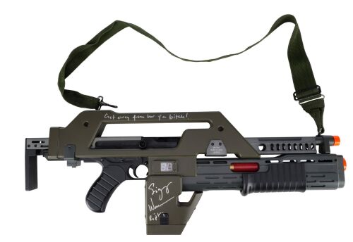 453. Sigourney Weaver-Autographed Pulse Rifle Replica ### ALIENS (1986)