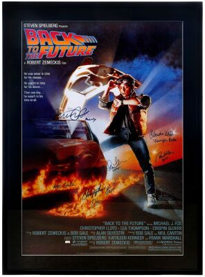 468. Framed Bob Gale and Cast-Autographed Poster ### BACK TO THE FUTURE (1985)