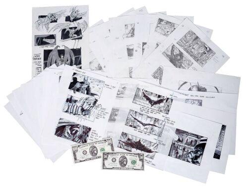 498. Production-Made Bank of Gotham Money and Set of Hand-Drawn Storyboards ### BATMAN FOREVER (1995)