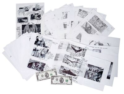 498. Production-Made Bank of Gotham Money and Set of Hand-Drawn Storyboards ### BATMAN FOREVER (1995)