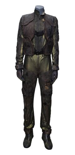 520. Sharon "Athena" Agathon's (Grace Park) Screen-Matched Burnt "The Passage" Flightsuit with Gloves and Shoes ### BATTLESTAR GALACTICA (T.V. SERIES, 2004-2009)