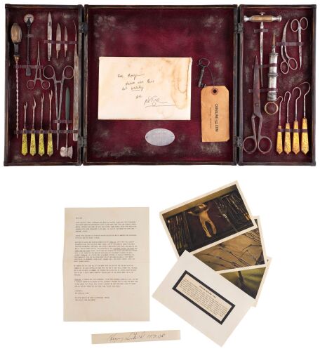 570. Beldam's (Teri Hatcher) Doll-Repair Kit with Neil Gaiman-Autographed Letter ### CORALINE (2009)
