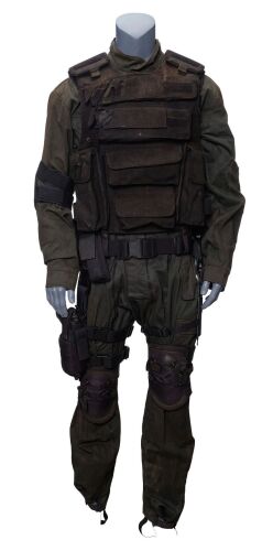 610. Sarge's (Dwayne Johnson) RRTS Tactical Outfit with Screen-Matched Distressed Tactical Vest ### DOOM (2005)