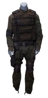 610. Sarge's (Dwayne Johnson) RRTS Tactical Outfit with Screen-Matched Distressed Tactical Vest ### DOOM (2005)