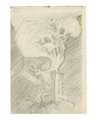 622. Tom Sullivan Collection: Hand-Drawn Tom Sullivan "Book of the Dead" Poster Concept Artwork ### THE EVIL DEAD (1981)