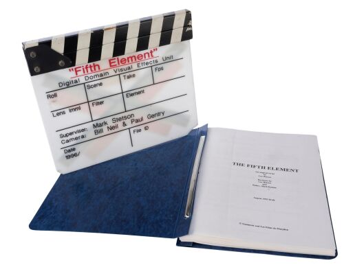 632. Mark Stetson Collection: Mark Stetson Collection: VFX Clapperboard and Script ### THE FIFTH ELEMENT (1997)