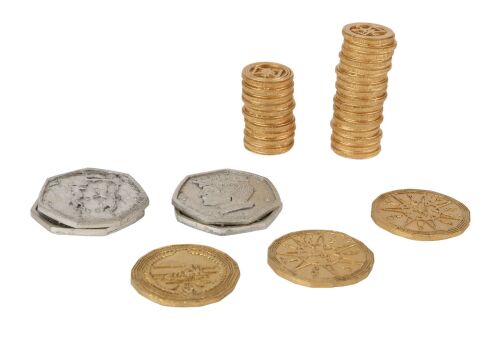 641. King Joffrey (Jack Gleeson), Iron Bank, and King's Landing Coins ### GAME OF THRONES (T.V. SERIES, 2011-2019)