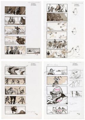 652. Set of Four Hand-Drawn Sylvain Despretz Arena Storyboards ### GLADIATOR (2000)