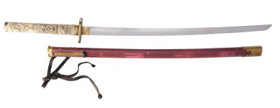 695. Juan Sanchez-Villalobos Ramirez's (Sean Connery) Reference Katana and Scabbard ### HIGHLANDER (1986)/JAMES BOND: YOU ONLY LIVE TWICE (1967)