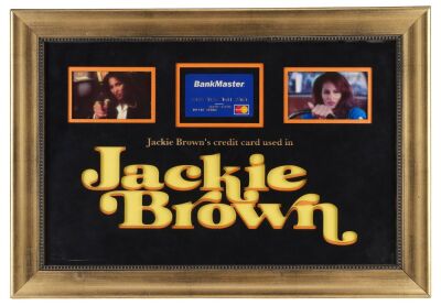 721. Jackie Brown's (Pam Grier) Framed BankMaster Credit Card ### JACKIE BROWN (1997)