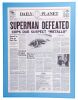 758. "Superman Defeated" Daily Planet Newspaper Cover ### LOIS & CLARK: THE NEW ADVENTURES OF SUPERMAN (1993-1997)