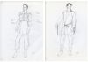 770. Pair of Hand-Drawn Neo (Keanu Reeves) Costume Design Sketches by Lois DeArmond with Kym Barrett's Annotations ### THE MATRIX (1999)