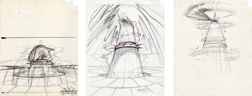 802. Set of Three Hand-Drawn Oogie Boogie Concept Sketches ### THE NIGHTMARE BEFORE CHRISTMAS (1993)
