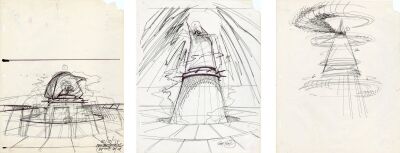 802. Set of Three Hand-Drawn Oogie Boogie Concept Sketches ### THE NIGHTMARE BEFORE CHRISTMAS (1993)