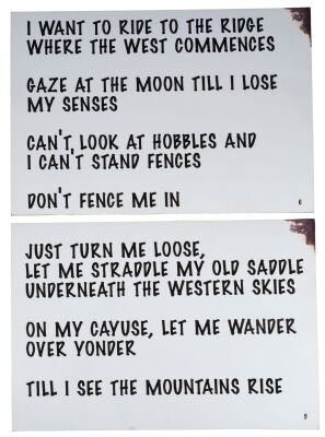 811. Rick Dalton's (Leonardo DiCaprio) Hullabaloo Cue Cards ### ONCE UPON A TIME... IN HOLLYWOOD (2019)