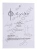 815. Maria Doyle Kennedy's Cast-Autographed "The Ballad Of Roger Mac" Pink Draft Script ### OUTLANDER (2014-PRESENT)