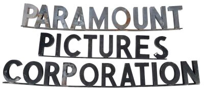 817. Vintage Metal Paramount Pictures Corporation Sign ### PARAMOUNT PICTURES