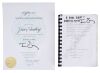 850. Jesse Eisenberg Collection: Jesse Eisenberg's Signed Personal Director's Script and "Best Original Screenplay" Academy Award&reg; Nomination Letter ### A REAL PAIN (2024)