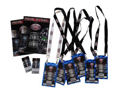858. Pair of "Zeus vs. Atom" VIP Tickets with Six Access Passes and Two Programs ### REAL STEEL (2011)
