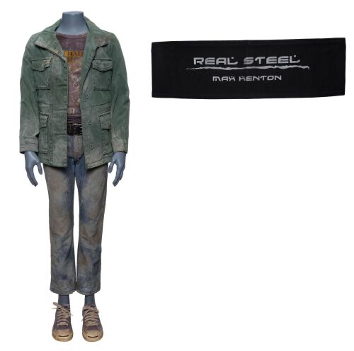867. Max Kenton's (Dakota Goyo) Muddy Jacket Costume with Chairback ### REAL STEEL (2011)