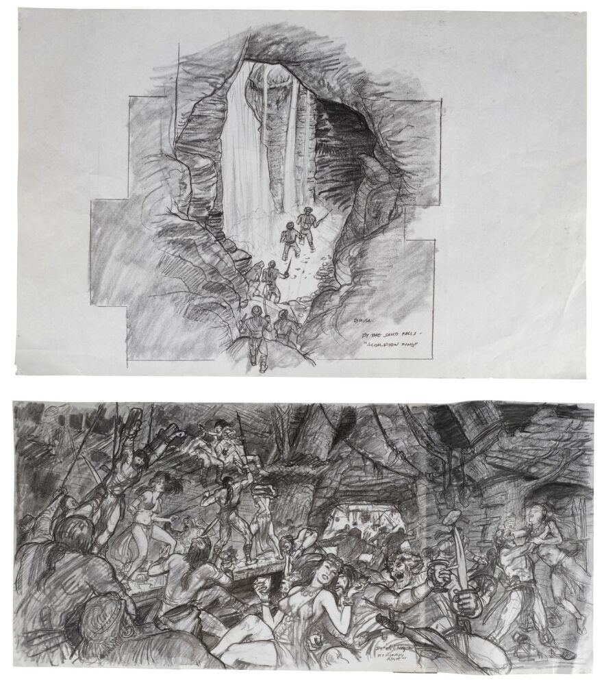 879. Pair of Hand-drawn David J. Negron, Sr. Sketches ### THE SCORPION ...