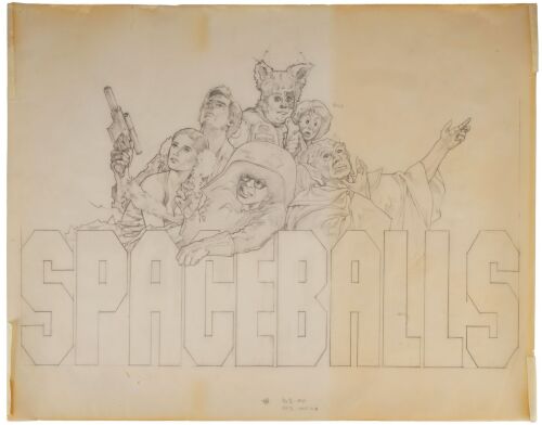 899. Hand-Drawn Michael Hobson Poster Artwork ### SPACEBALLS (1987)