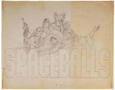 899. Hand-Drawn Michael Hobson Poster Artwork ### SPACEBALLS (1987)