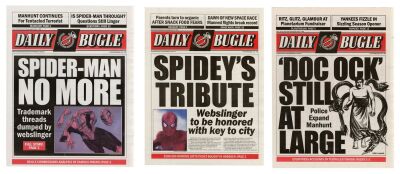 906. Set of Three Daily Bugle Newspaper Covers ### SPIDER-MAN 2 (2004)