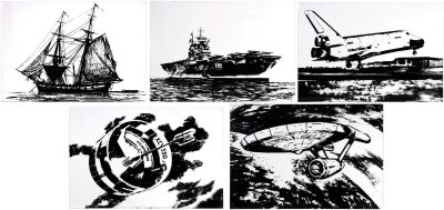 915. Set of Five Historic Enterprises Rec Deck Glass Plates ### STAR TREK: THE MOTION PICTURE (1979)