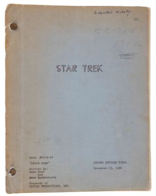 928. Leonard Nimoy's Personal Script for Episode "Space Seed" ### STAR TREK: THE ORIGINAL SERIES (T.V. SERIES, 1966-1969)