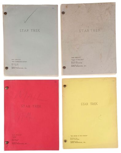 930. Set of Four Season 1 Scripts ### STAR TREK: THE ORIGINAL SERIES (T.V. SERIES, 1966-1969)