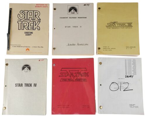 931. Set of Six Movie Scripts ### STAR TREK: FRANCHISE