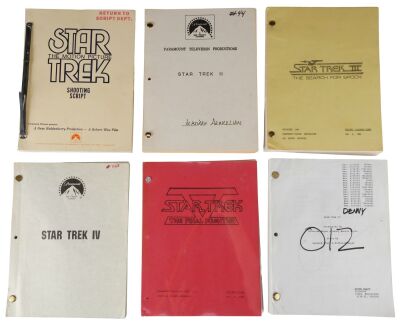 931. Set of Six Movie Scripts ### STAR TREK: FRANCHISE