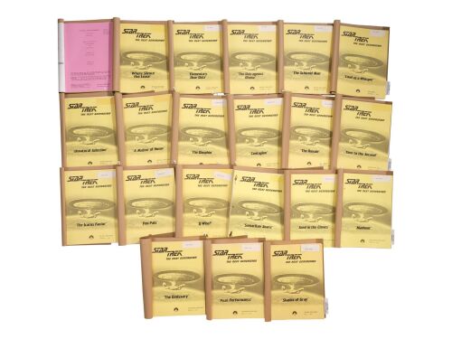 944. Michael and Denise Okuda Collection: Set of Season 2 Scripts ### STAR TREK: THE NEXT GENERATION (T.V. SERIES, 1987-1994)