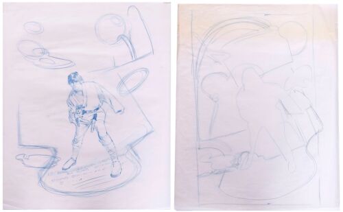 965. William Plumb Collection: Pair of Hand-Drawn Drew Struzan 10th Anniversary Preliminary Sketches ### STAR WARS: A NEW HOPE (1977)