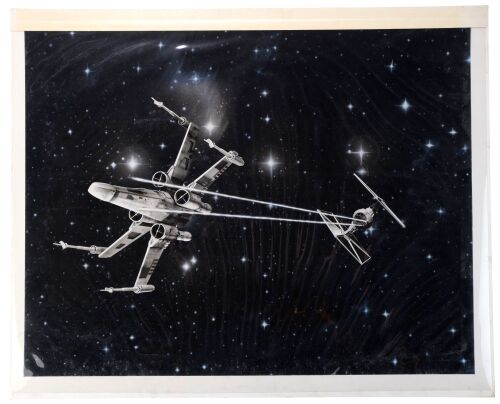 967. Hand-Airbrushed X-Wing and TIE Fighter Advertising Artwork ### STAR WARS: A NEW HOPE (1977)
