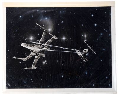 967. Hand-Airbrushed X-Wing and TIE Fighter Advertising Artwork ### STAR WARS: A NEW HOPE (1977)
