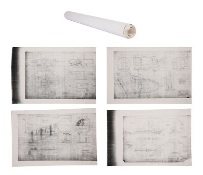 973. Collection of 17 Millennium Falcon Blueprint Copies Printed Circa 1990s ### STAR WARS: A NEW HOPE (1977)/STAR WARS: THE EMPIRE STRIKES BACK (1980)