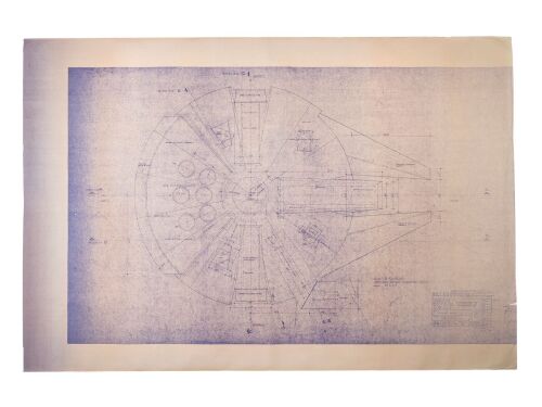 975. Millennium Falcon Blueprint Copy Printed Circa 1990s ### STAR WARS: THE EMPIRE STRIKES BACK (1980)