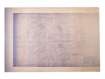 975. Millennium Falcon Blueprint Copy Printed Circa 1990s ### STAR WARS: THE EMPIRE STRIKES BACK (1980)