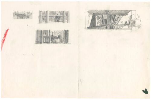 981. Hand-Drawn Ralph McQuarrie Endor Thumbnails Sheet for Portfolio Illustrations ### STAR WARS: RETURN OF THE JEDI (1983)