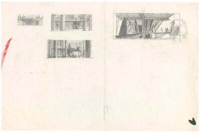 981. Hand-Drawn Ralph McQuarrie Endor Thumbnails Sheet for Portfolio Illustrations ### STAR WARS: RETURN OF THE JEDI (1983)