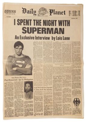 1031. I Spent the Night with Superman Daily Planet Newspaper ### SUPERMAN (1978)