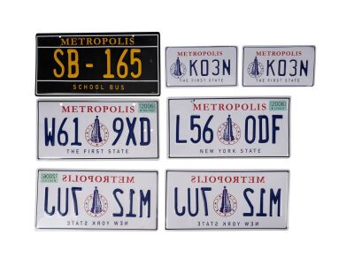 1035. Mark Stetson Collection: Collection of 10 Metropolis License Plates ### SUPERMAN RETURNS (2006)