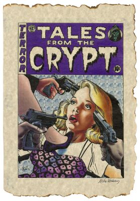 1037. Screen-Matched Printed Mike Vosburg "The Assassin" Cover Artwork ### TALES FROM THE CRYPT (1989-1996)