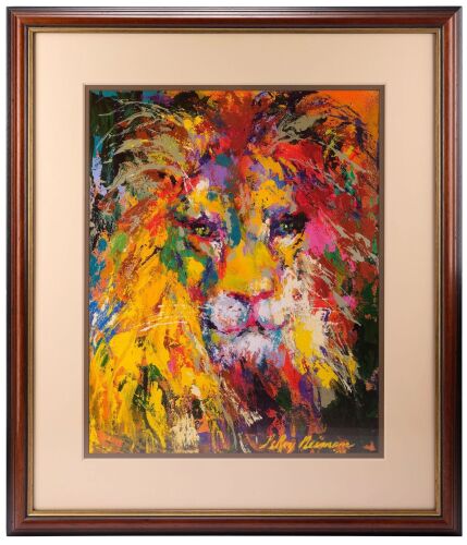 1101. Jordan Belfort (DiCaprio) Office Framed LeRoy Neiman "Portrait of a Lion" Print ### THE WOLF OF WALL STREET (2013)