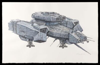 15. John Mullaney Collection: Hand-Illustrated and Painted "Nostromo" Artwork by John R. Mullaney, 2014 ### ALIEN (1979)