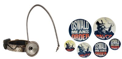 491. Thin Clown's (Doug Jones) Headlamp with Six Oswald Cobblepot Campaign Pins ### BATMAN RETURNS (1992)